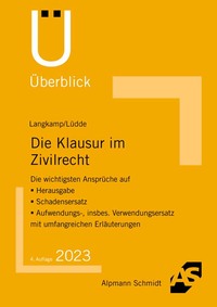 Vorderes Coverbild Die Klausur im Zivilrecht