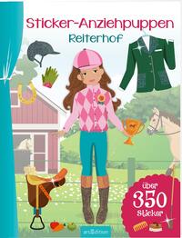 Vorderes Coverbild Sticker-Anziehpuppen – Reiterhof