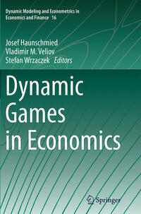 Vorderes Coverbild Dynamic Games in Economics