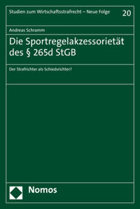 Vorderes Coverbild Die Sportregelakzessorietät des § 265d StGB