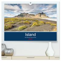 Vorderes Coverbild Island - Eine Welt aus Feuer und Eis (hochwertiger Premium Wandkalender 2025 DIN A2 quer), Kunstdruck in Hochglanz