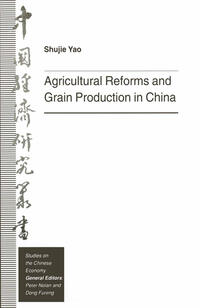 Vorderes Coverbild Agricultural Reforms and Grain Production in China