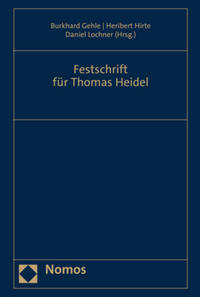 Vorderes Coverbild Festschrift für Thomas Heidel