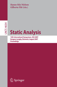 Vorderes Coverbild Static Analysis