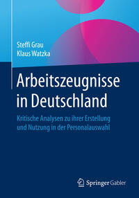 Vorderes Coverbild Arbeitszeugnisse in Deutschland