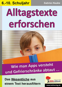 Vorderes Coverbild Alltagstexte erforschen
