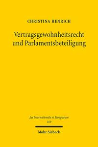Vorderes Coverbild Vertragsgewohnheitsrecht und Parlamentsbeteiligung