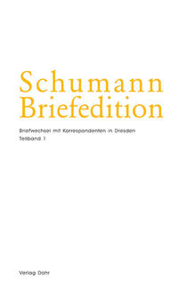 Vorderes Coverbild Schumann-Briefedition / Schumann-Briefedition II.22