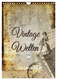 Vorderes Coverbild Vintage Welten (Wandkalender 2026 DIN A4 hoch), CALVENDO Monatskalender