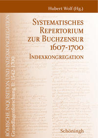 Vorderes Coverbild Systematisches Repertorium zur Buchzensur 1607–1700