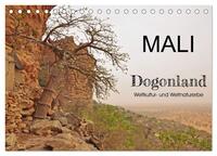 Vorderes Coverbild Mali - Dogonland - Weltkultur- und Weltnaturerbe (Tischkalender 2025 DIN A5 quer), CALVENDO Monatskalender