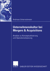 Vorderes Coverbild Unternehmenskultur bei Mergers & Acquisitions