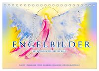 Vorderes Coverbild Engelbilder mit Botschaften für die Seele (Tischkalender 2025 DIN A5 quer), CALVENDO Monatskalender
