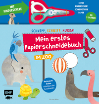 Vorderes Coverbild Mein erstes Papierschneidebuch – Im Zoo – Mit Kinderschere