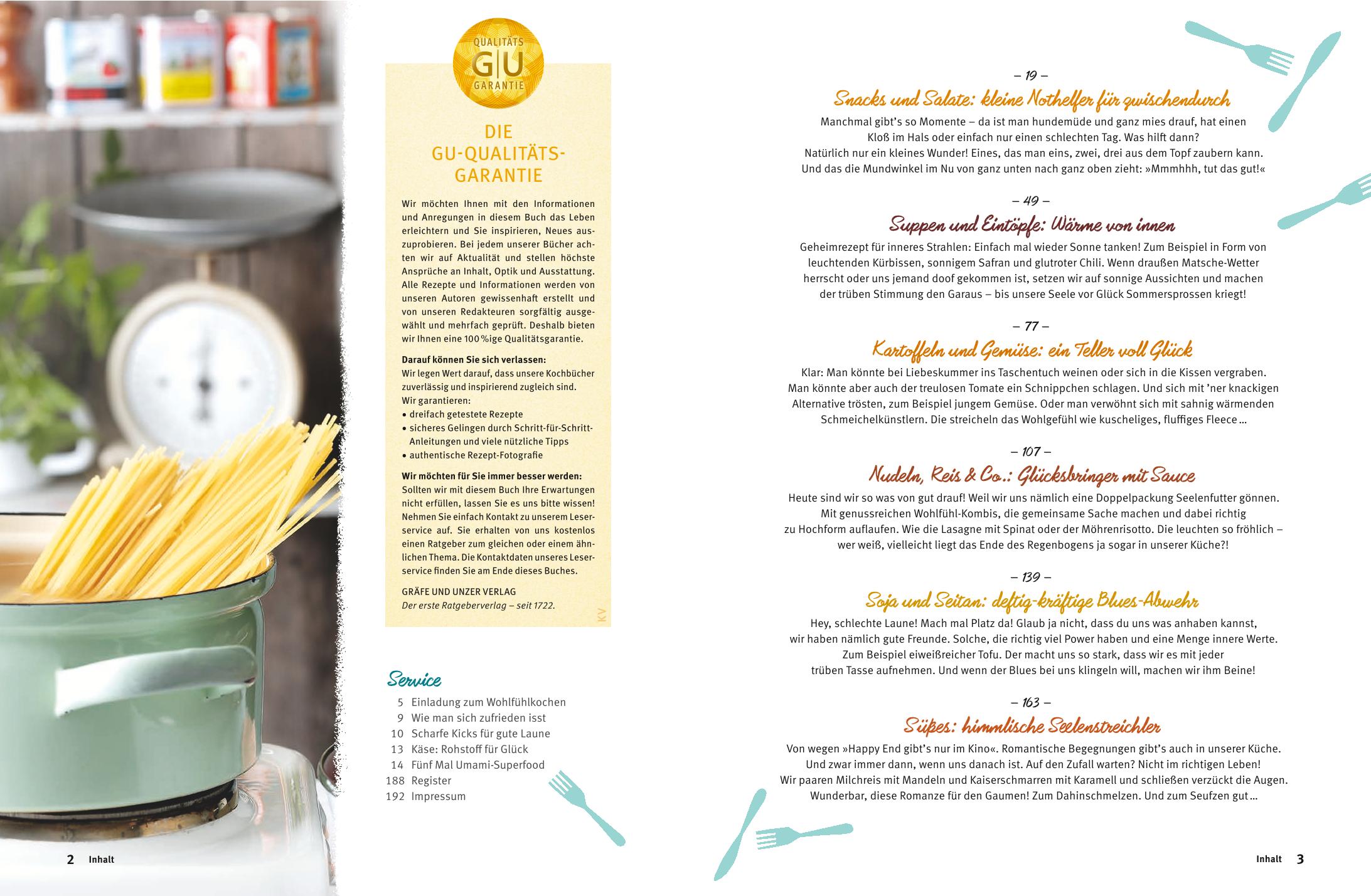 Beispielinhalt (Bild) Seelenfutter vegetarisch