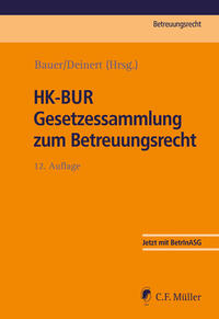 Vorderes Coverbild HK-BUR Gesetzessammlung zum Betreuungsrecht