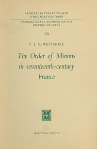 Vorderes Coverbild The Order of Minims in Seventeenth-Century France