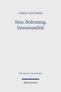 Vorderes Coverbild Sinn, Bedeutung, Intensionalität