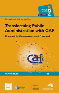 Vorderes Coverbild Transforming Public Administration with CAF
