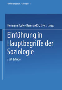 Vorderes Coverbild Einführung in Hauptbegriffe der Soziologie