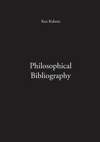 Vorderes Coverbild Philosophical Bibliography