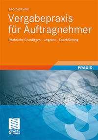 Vorderes Coverbild Vergabepraxis für Auftragnehmer