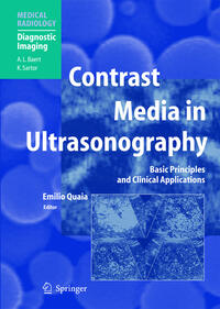 Vorderes Coverbild Contrast Media in Ultrasonography