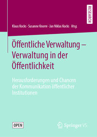 Vorderes Coverbild Öffentliche Verwaltung – Verwaltung in der Öffentlichkeit