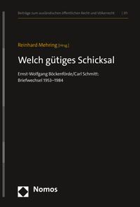 Vorderes Coverbild Welch gütiges Schicksal