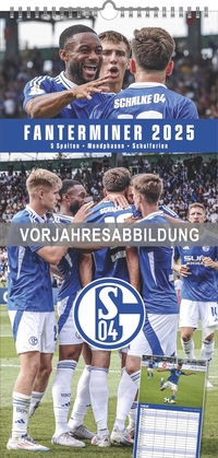 Vorderes Coverbild FC Schalke 04 2026 - Fanplaner - Fan-Kalender - Fußball-Kalender - 22x45 - Sport