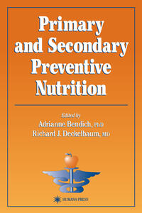 Vorderes Coverbild Primary and Secondary Preventive Nutrition