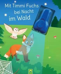 Vorderes Coverbild Mit Timmi Fuchs bei Nacht im Wald