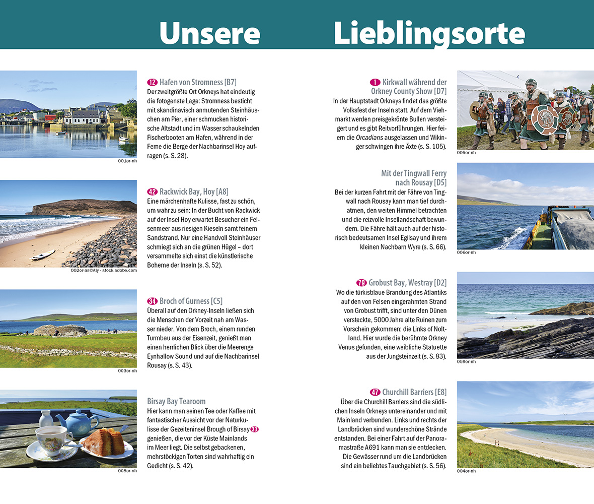 Beispielinhalt (Bild) Reise Know-How InselTrip Orkney