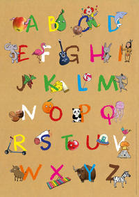 Vorderes Coverbild Mein buntes Abc-Poster