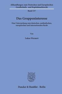Vorderes Coverbild Das Gruppeninteresse.