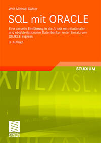 Vorderes Coverbild SQL mit ORACLE