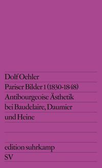 Vorderes Coverbild Pariser Bilder I (1830–1848)