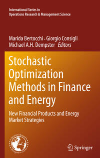 Vorderes Coverbild Stochastic Optimization Methods in Finance and Energy