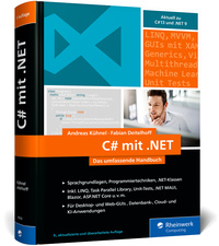 Vorderes Coverbild C# mit .NET