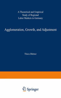 Vorderes Coverbild Agglomeration, Growth, and Adjustment