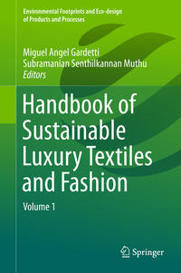Vorderes Coverbild Handbook of Sustainable Luxury Textiles and Fashion