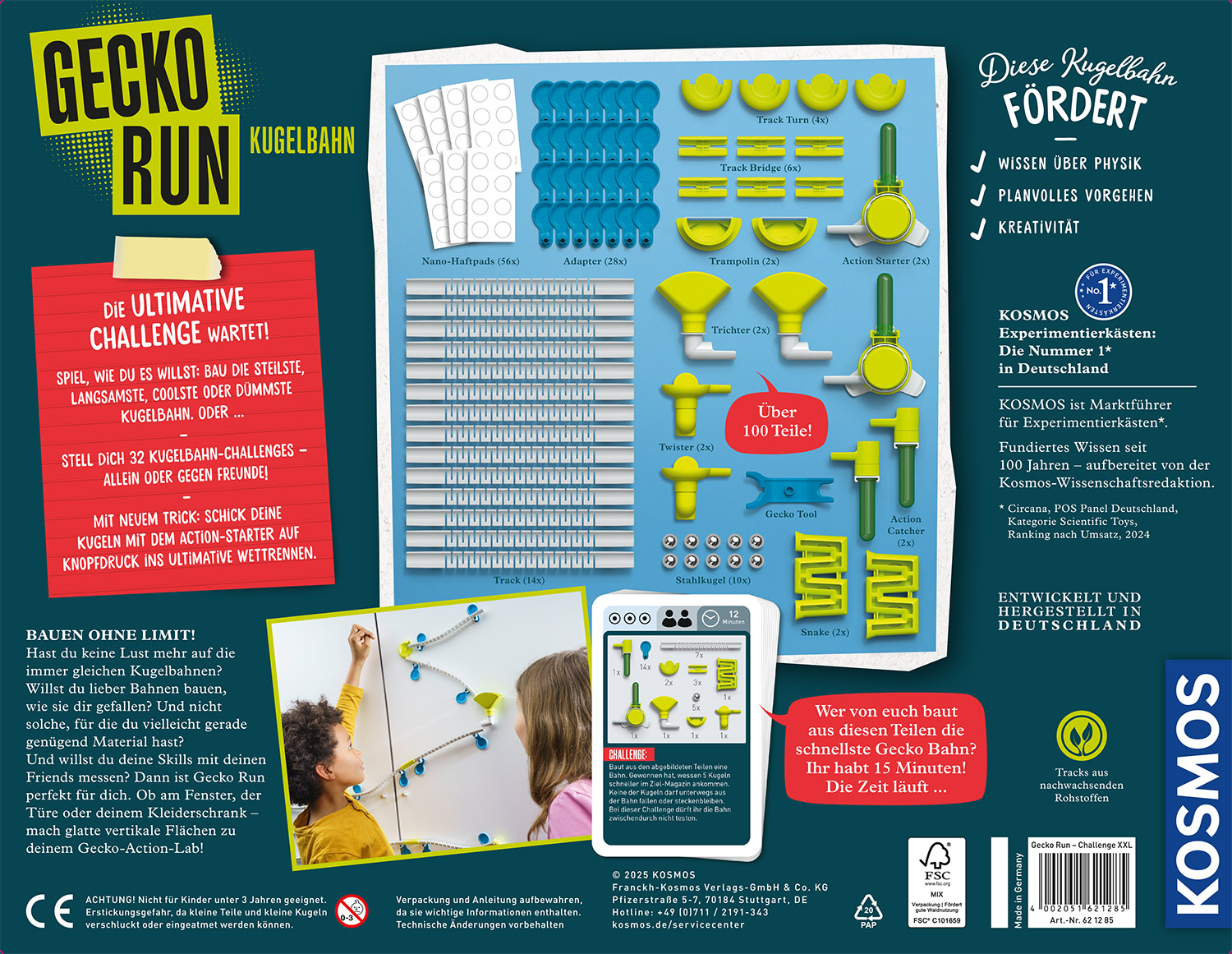 Rückseitencover Gecko Run Challenge XXL