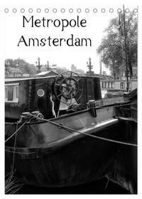 Vorderes Coverbild Metropole Amsterdam (Tischkalender 2025 DIN A5 hoch), CALVENDO Monatskalender