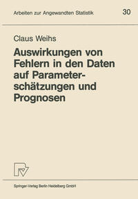 Vorderes Coverbild Auswirkungen von Fehlern in den Daten auf Parameterschätzungen und Prognosen