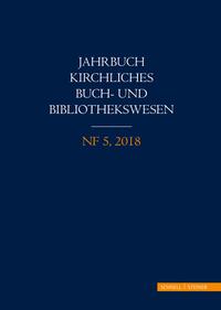 Vorderes Coverbild Jahrbuch kirchliches Buch- und Bibliothekswesen