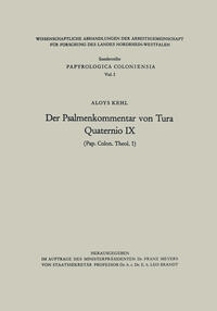 Vorderes Coverbild Der Psalmenkommentar von Tura