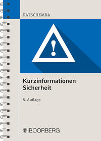 Vorderes Coverbild Kurzinformationen Sicherheit