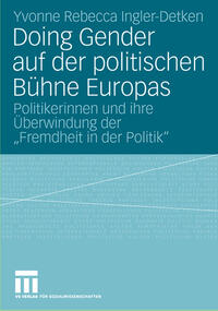 Vorderes Coverbild Doing Gender auf der politischen Bühne Europas