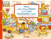 Vorderes Coverbild Wenn sieben kleine Hasen durch lustige Geschichten rasen