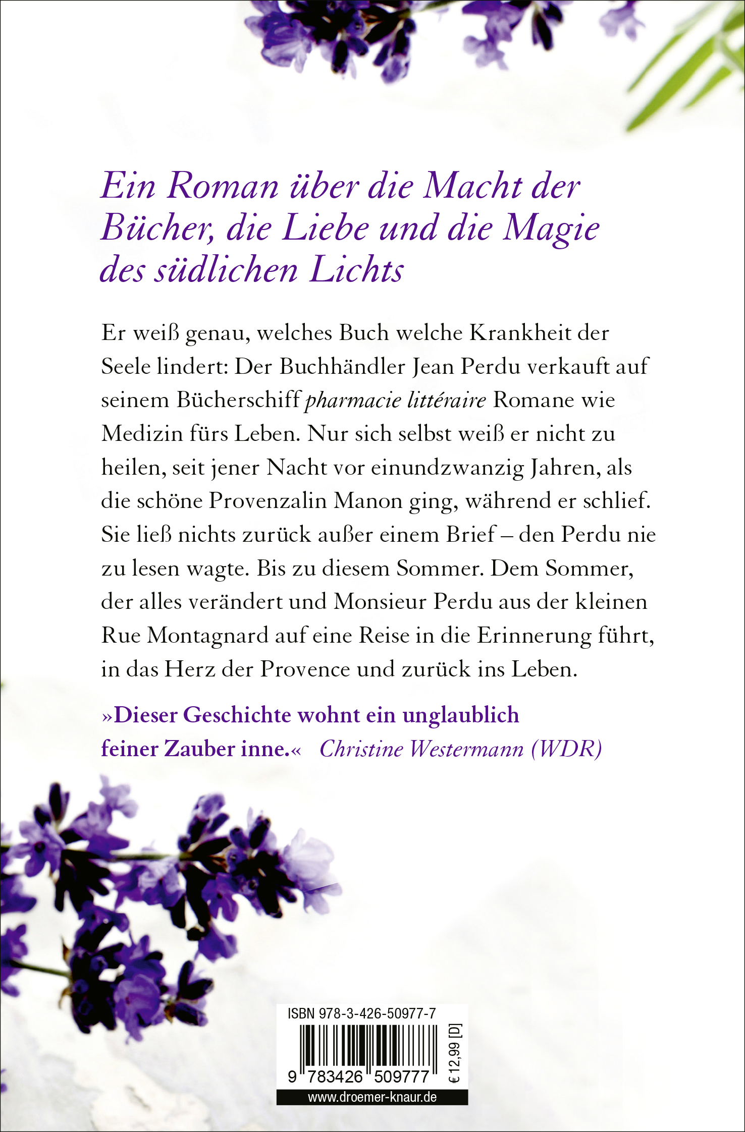 Rückseitencover Das Lavendelzimmer